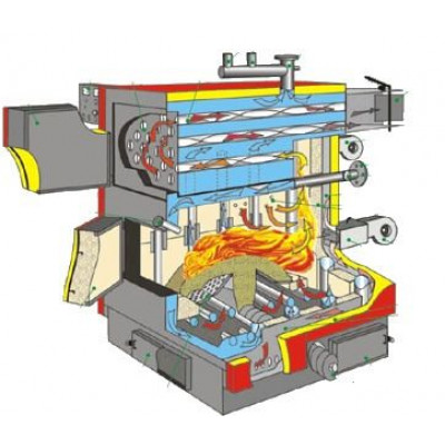 Пелетний котел BRS 500 Comfort LM